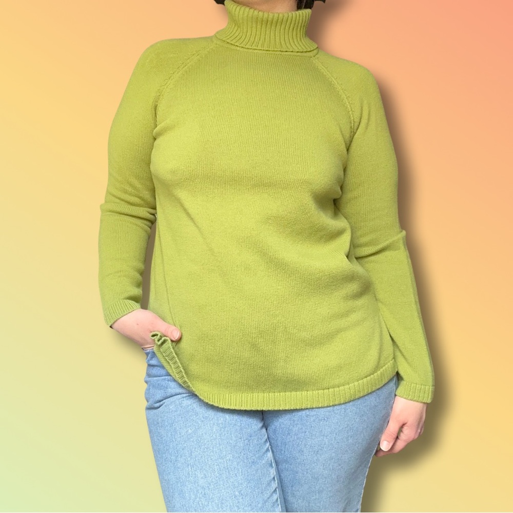 Green Turtleneck
